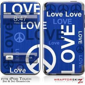   Screen Protector Kit   Love and Peace Blue  Players & Accessories