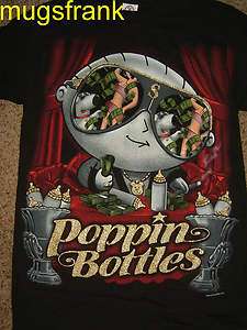 Stewie Poppin Bottles Family Guy T Shirt  