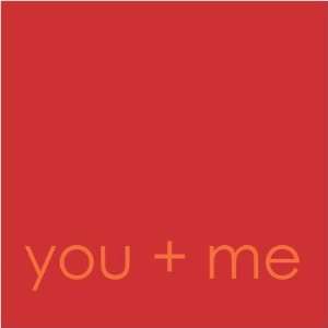   and Me Limited Edition Wall Art Text Print in Red