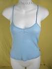 DISH V Neck Blue Cami Tank Top Shirt Size XS new with 