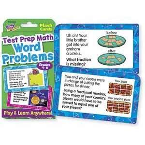  Test Prep Math Grades 4 6 Flash Cards Toys & Games