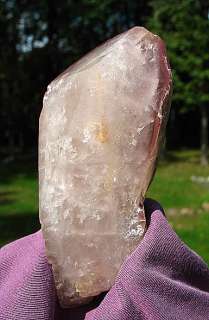 Large Double Terminated Natural Lithium Quartz Crystal  