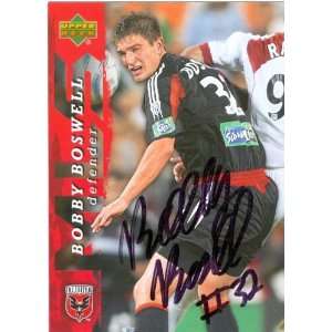 Bobby Boswell autographed Soccer trading Card (MLS Soccer)