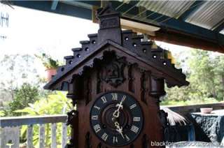 Antique Gothic Bracket Cuckoo Clock circa 1880  