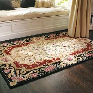  Bella Flora Rug   Cream, 2 x 3   Frontgate