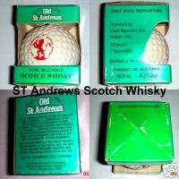 Booze Vintage OLD ST ANDREWS SCOTCH Logo Golf Ball  