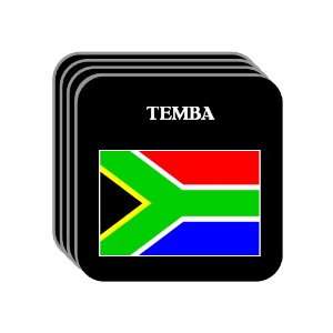  South Africa   TEMBA Set of 4 Mini Mousepad Coasters 