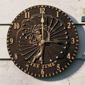 Whitehall Golfer Clock French Bronze