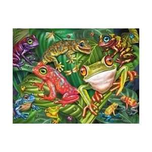  Tropical Frogs 35 Piece Puzzle Toys & Games
