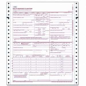   Forms with Sensor Bar FORM,CONT,CMS1500,100,WE (Pack of 4) Office