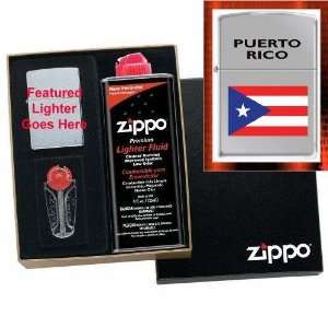  Puerto Rican Flag Zippo Lighter Gift Set: Health 