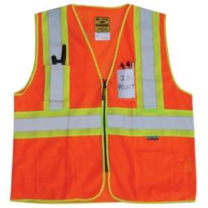  Game Sportswear D.O.T. Vest W/ Pockets FLUORESCENT ORANGE 