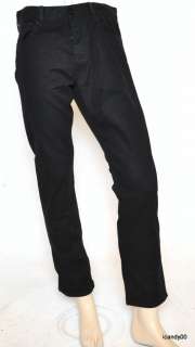 395 Ralph Lauren Black Label *WHITE SAIL Straight Jeans Pants ~Black 