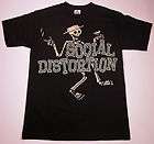 SOCIAL DISTORTION Mens Skelly T shirt Punk Rock New XL