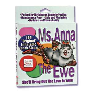Ms Anna The Ewe Inflatable Black Sheep