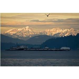  Puget Sound and Olympic Mountain sunrise