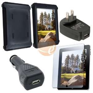   Travel Charger Adapter + Screen Protector for Apple iPad: Electronics