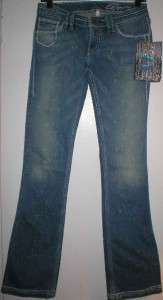 ELVIS BRAND NEW $109 denim jeans Bootcut LOW rise 23  