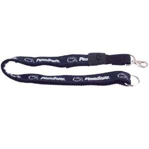  Penn State Nittany Lions Navy Lanyard, Key and Badge 
