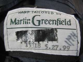 MARTIN GREENFIELD golden fleece MTM BLUE COAT 40L athletic  