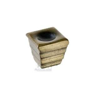     die cast forged ii 1 knob in antique brass