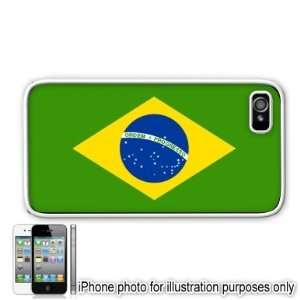  Brazil Flag Apple Iphone 4 4s Case Cover White: Everything 
