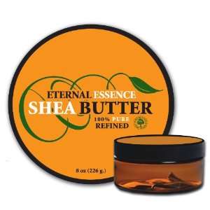   African Shea Butter 8.0 Oz   100% Pure   From Ghana   Refined: Beauty