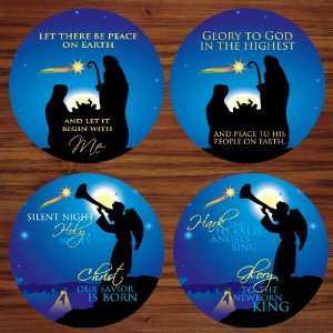   Themed Drink Coasters   Peace, God, Angels, Christ