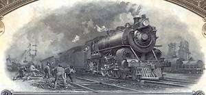   Pittsburgh Cincinnati Chicago St. Louis RR Bond Stock Railroad  