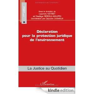 Déclaration pour la protection juridique de lenvironnement (La 
