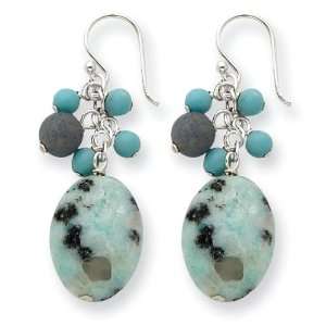   Aventurine/Blue Agate/Turquoise Earrings West Coast Jewelry Jewelry