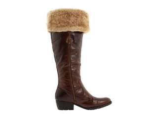 Born Clemens BROWN Leather Shearling Boots Sizes 7,8,8.5  