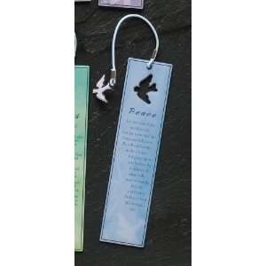   Journey Peace Bookmarks with White Dove Charms