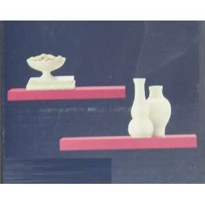  Wall Shelf   Set of 2 (Pink)