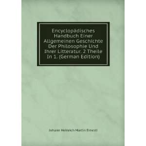   Theile In 1. (German Edition) Johann Heinrich Martin Ernesti Books