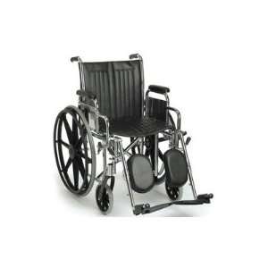 Breezy EC 2000 Standard Wheelchair Seat Size: 16, Footrests 