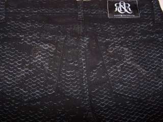 228 New ROCK & REPUBLIC Grey SKINNY Bonafide Zip Jeans  
