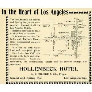   Hotel Los Angeles Tallyho Railway   Original Print Ad