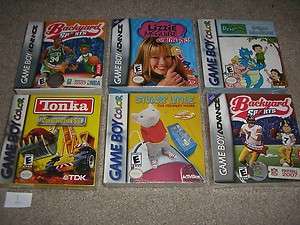 game factory sealed Gameboy Advance Color lot all NM  