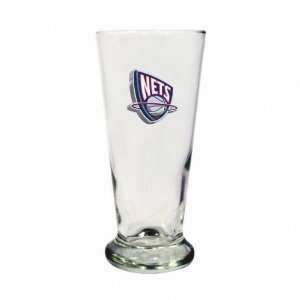  New Jersey Nets 3D Logo Pilsner Glass Glass Sports 