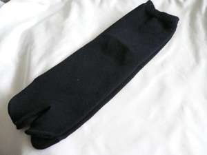 JAPANESE TABI SOCKS FLOWER BLACK 22   25cm Kimono  