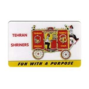 Collectible Phone Card: 10u Tehran Shriners Temple Fun With A Purpose 