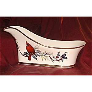  Winter Greetings Cardinal Fine China Wine Bottle Caddy By 