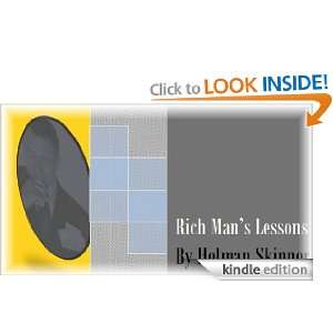 Rich Mans Lessons: Holman Skinner:  Kindle Store