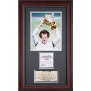  John McEnroe Framed Display Piece with Actual 1983 