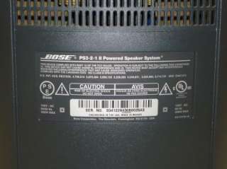Bose Model PS3 2 1 Powered Speakers Subwoofer  