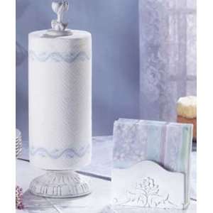  Distressed White Napkin and Towel Holders: Home & Kitchen