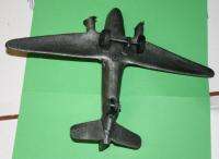 Unique toy Iron WW2 style 2 engine BOMBER Airplane  