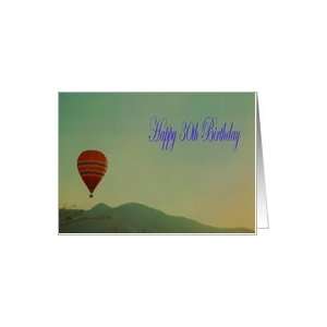  Happy 30th Birthday Hot Air Balloon Card Toys & Games