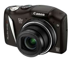 CANON POWERSHOT ES SX130   12MP, 12X, 3 NEGRO